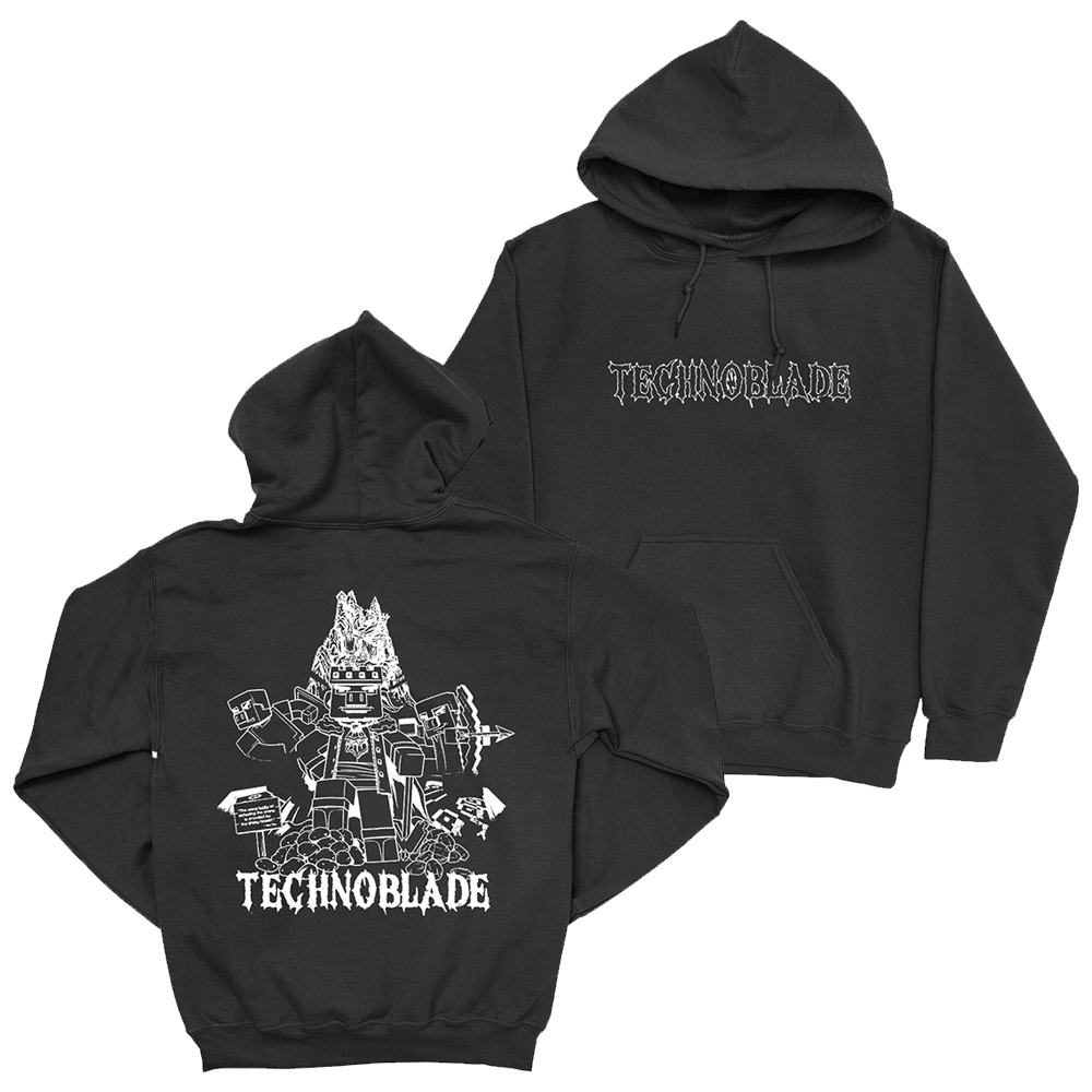 Technoblade Merch TB Diamond Bow Hoodie Dad Gifts For Father's Day 2025 Gift for Dad