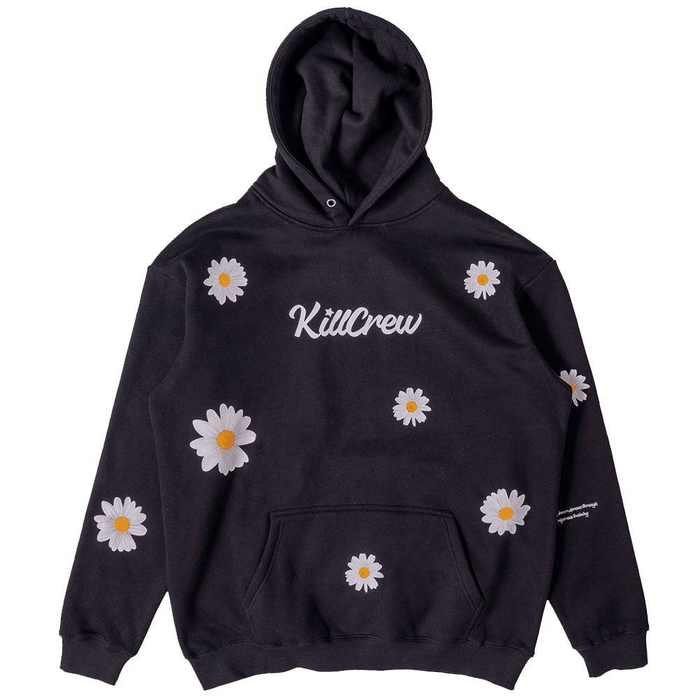 Kill Crew Hoodie Kill Crew Merch Daisy Black Hoodie Awesome Mother's Day Gifts 2025