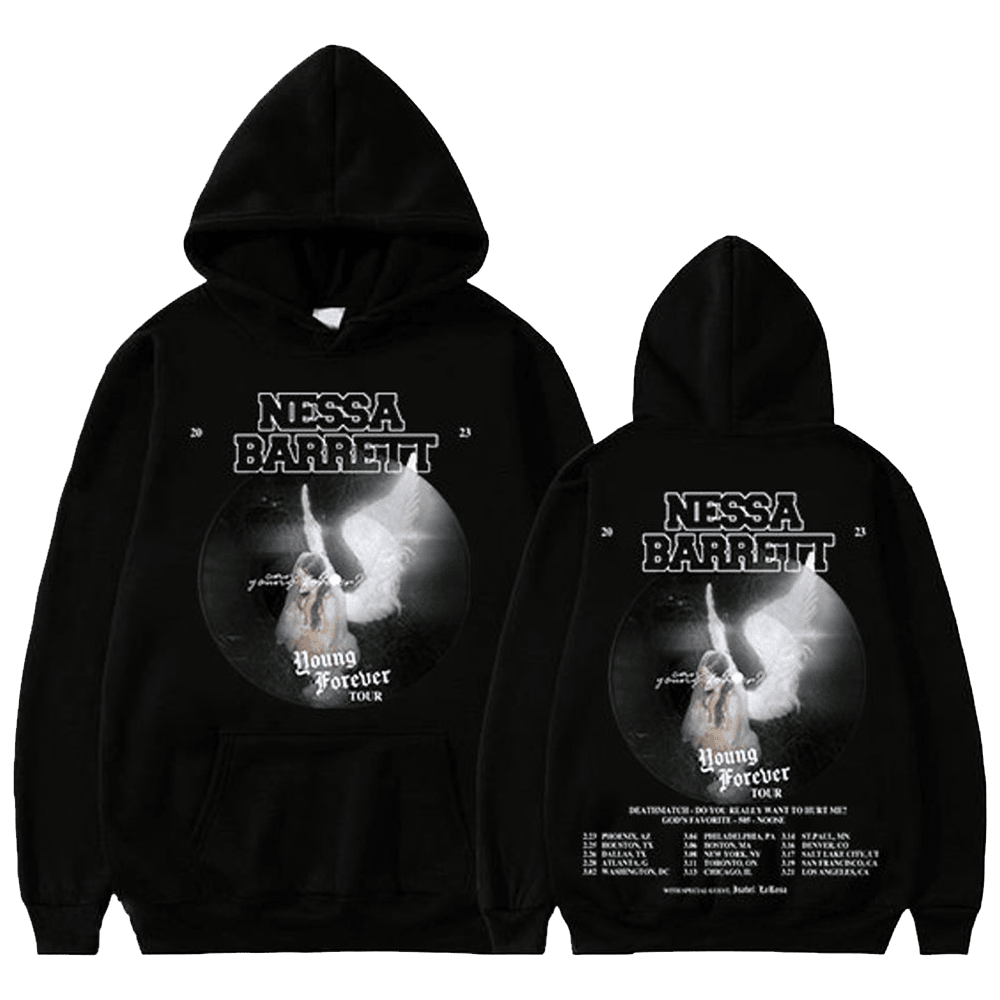 Nessa Barrett Merch Nessa Barrett Young Forever Tour 2023 Hoodie Best Mothers Day Gifts