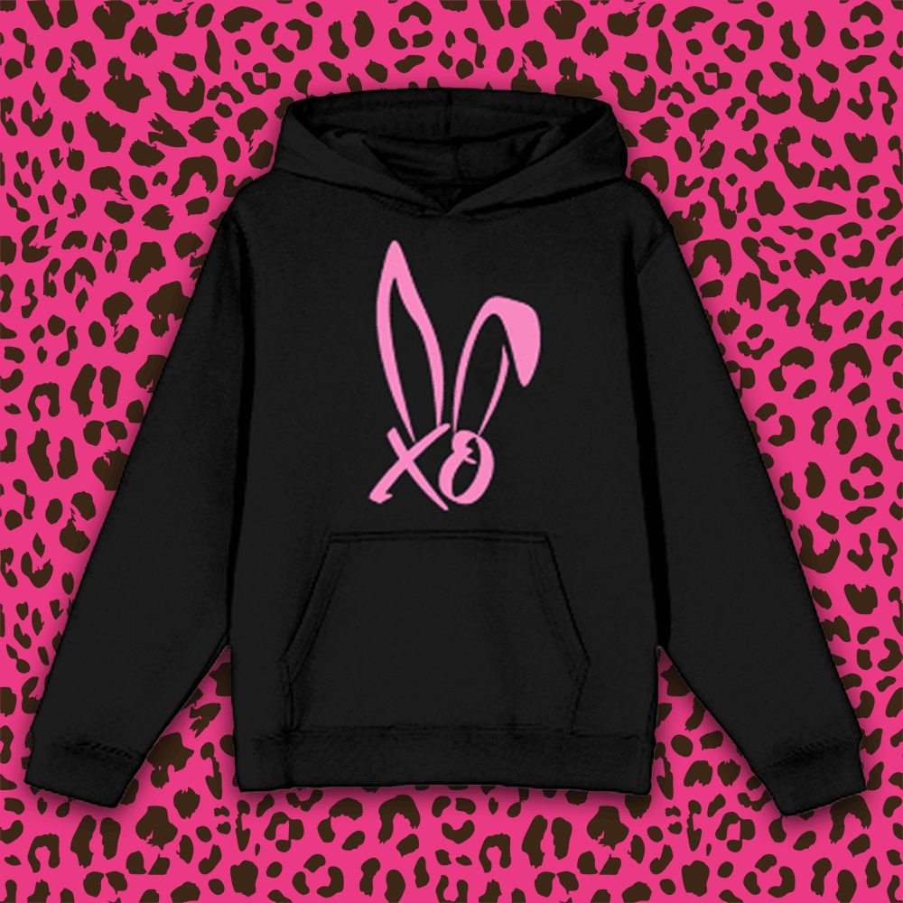 Bunnie XO Merch Bunnie Logo Hoodie Awesome Mother's Day Gifts Birthday Gift for Husband