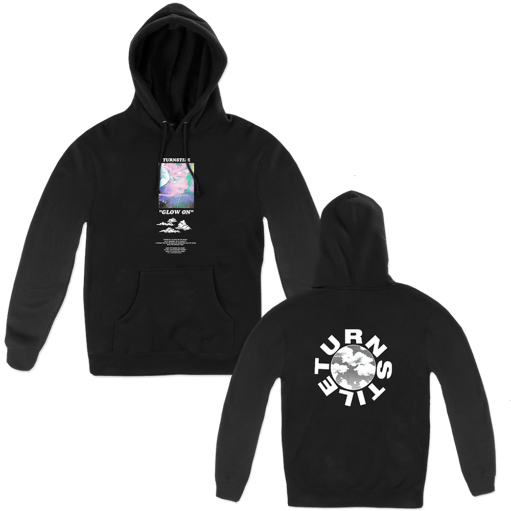 Turnstile Merch Turnstile Rainbow Glow On Hoodie Good Father's Day Presents