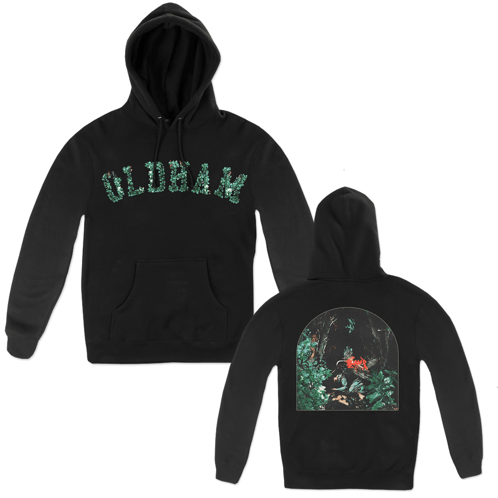 Knocked Loose Merch Knocked Loose Oldham Leaves Arch Black Hoodie Father's Day Gifts For Husband