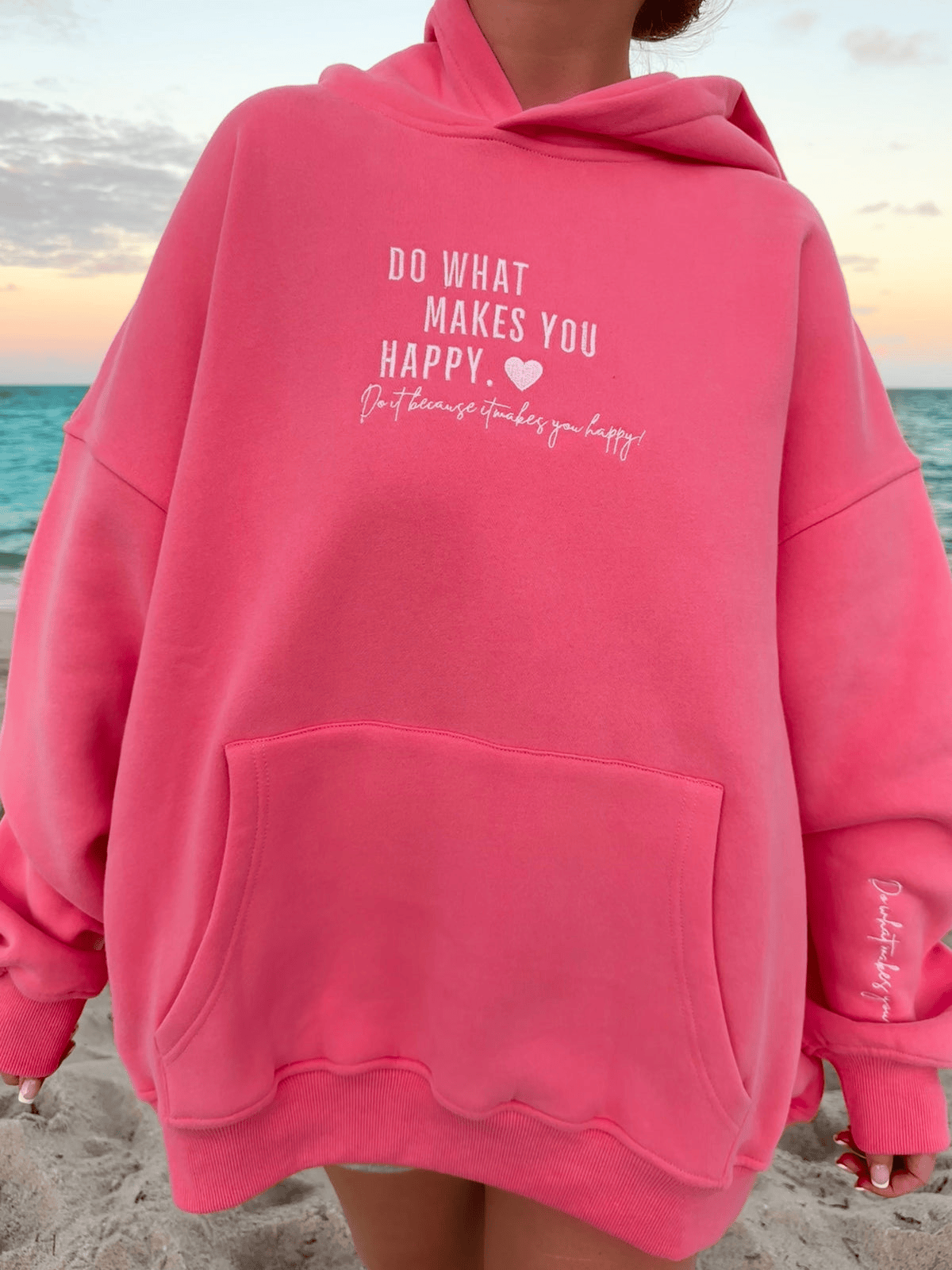Sunkissed Coconut Hoodie Do What Makes You Happy Hoodie Mother's Day Presents For Mom