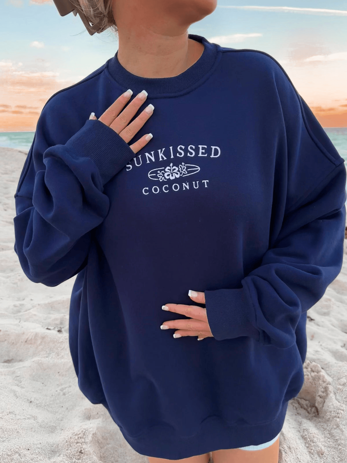 Sunkissed Coconut Sweatshirt Sunkissed Coconut Merch 1St Mothers Day Gifts Gift for Dad