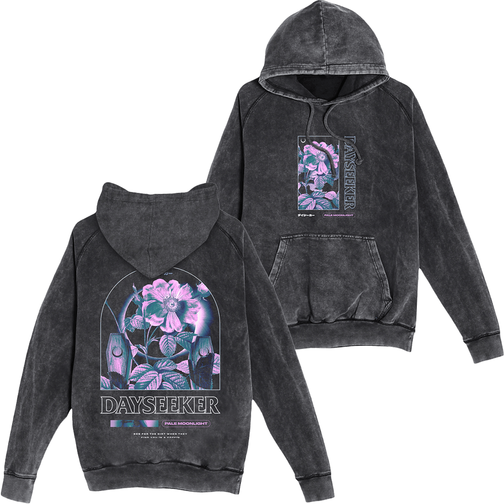 Dayseeker Merch Pale Moonlight Acid Wash Hoodie Stepdad Gifts For Father's Day