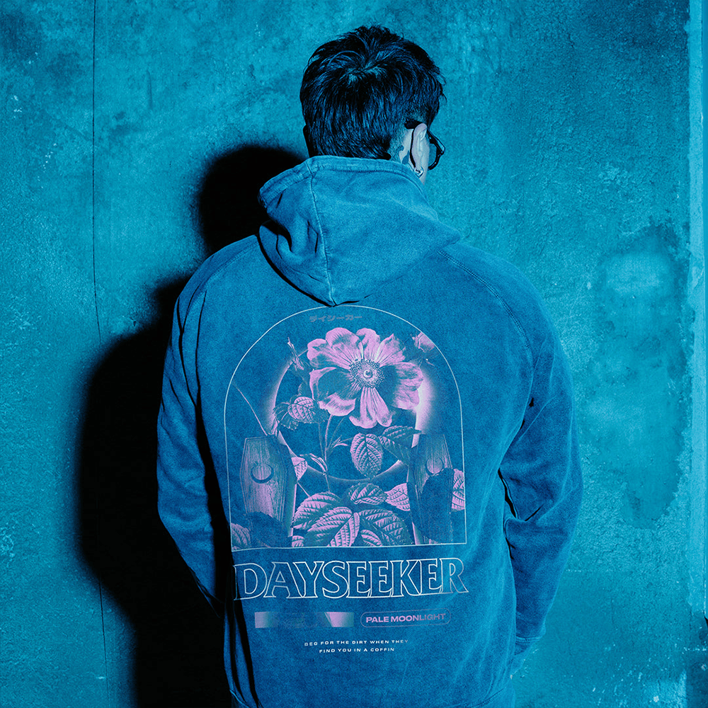 Dayseeker Merch Pale Moonlight Acid Wash Hoodie Stepdad Gifts For Father's Day