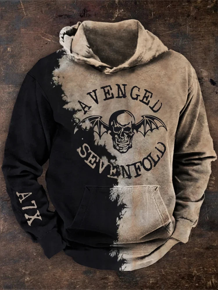 Avenged Sevenfold Merch Avenged Sevenfold Wings Skull Hoodie A7X Merch Top 10 Father's Day Gifts