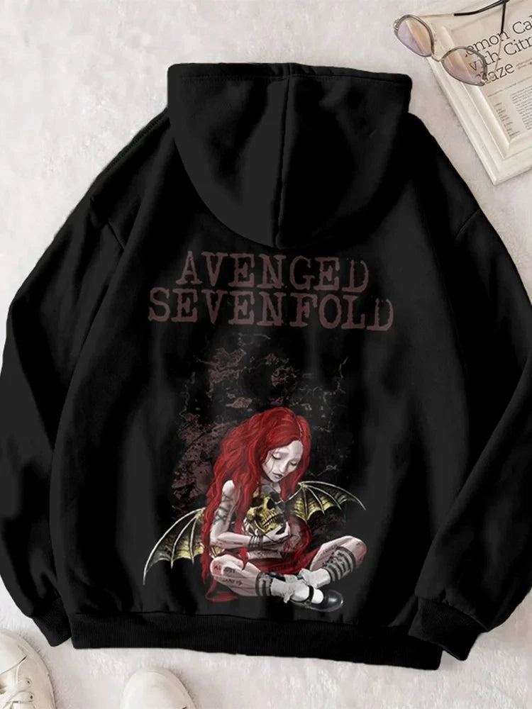 Avenged Sevenfold Merch Hoodie A7X Hoodie First Fathers Day Gift for Dad