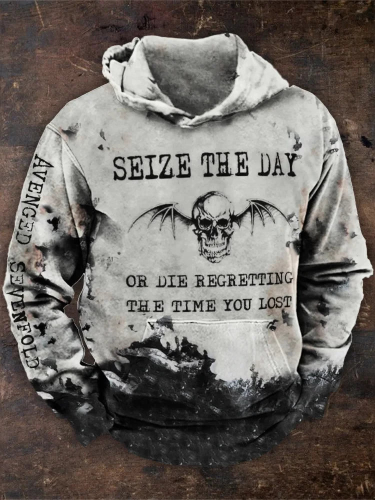 Avenged Sevenfold Merch Seize The Day Avenged Sevenfold Hoodie A7X Merch Cool Gifts For Dad