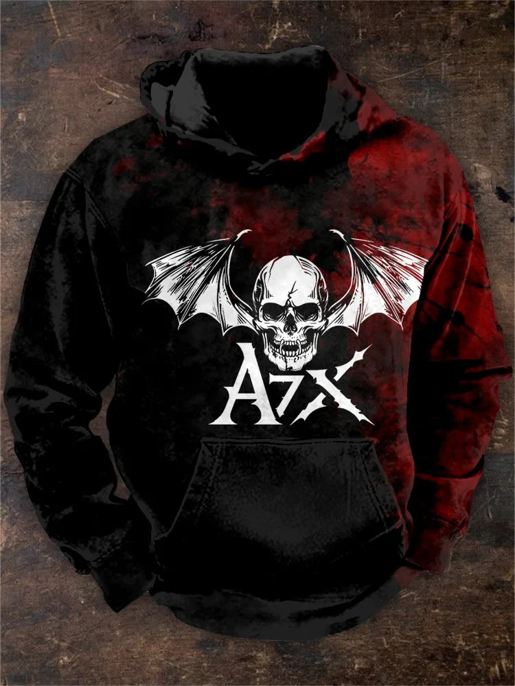 Avenged Sevenfold Merch Wings Skull A7X Hoodie Perfect Father's Day Gifts