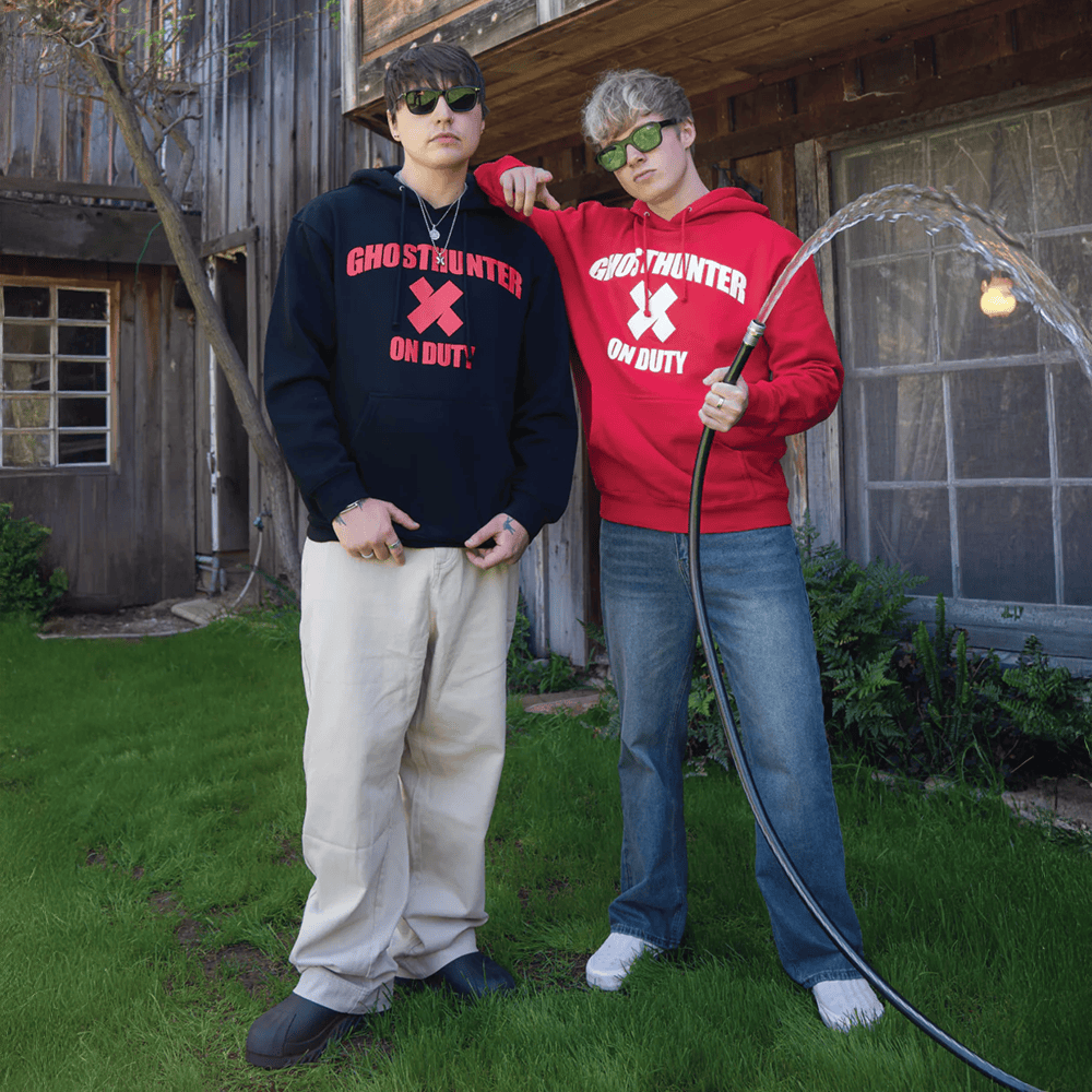 XPLR Merch Sam And Colby Hoodie Ghost Hunter On Duty Hoodie Gifts For Father's Day From Wife