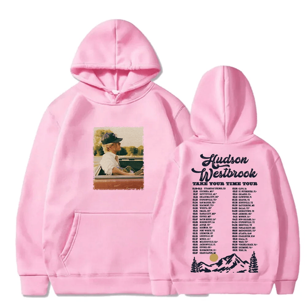 Hudson Westbrook Merch Hudson Westbrook Take Your Time Tour Hoodie Mother's Day Gifts For Wife