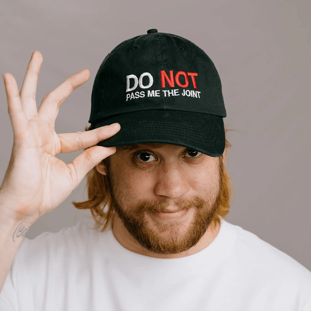 SuperMega Merch Embroidered Do Not Pass Me The Joint Hat Top Father's Day Gifts