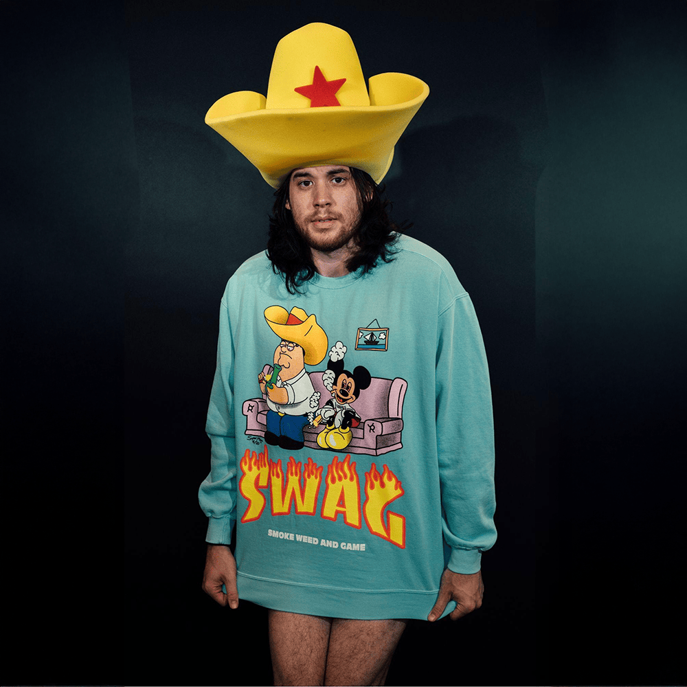 SuperMega Merch Swag Smoke Weed And Game Supermega 420 Sweatshirt Top 10 Father's Day Gifts
