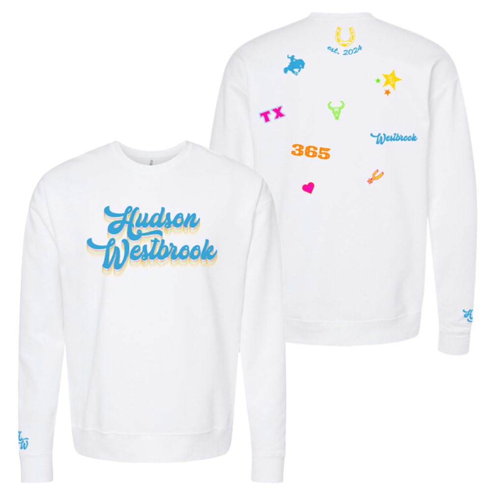 Hudson Westbrook Merch Westbrook Confetti Sweatshirt Fathers Day Presents
