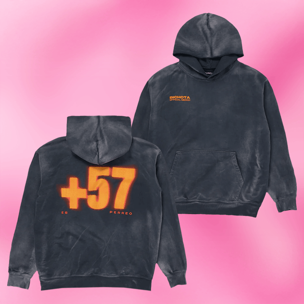 Karol G Merch Karol G +57 Perreo Hoodie Father's Day Gifts For Music Lovers