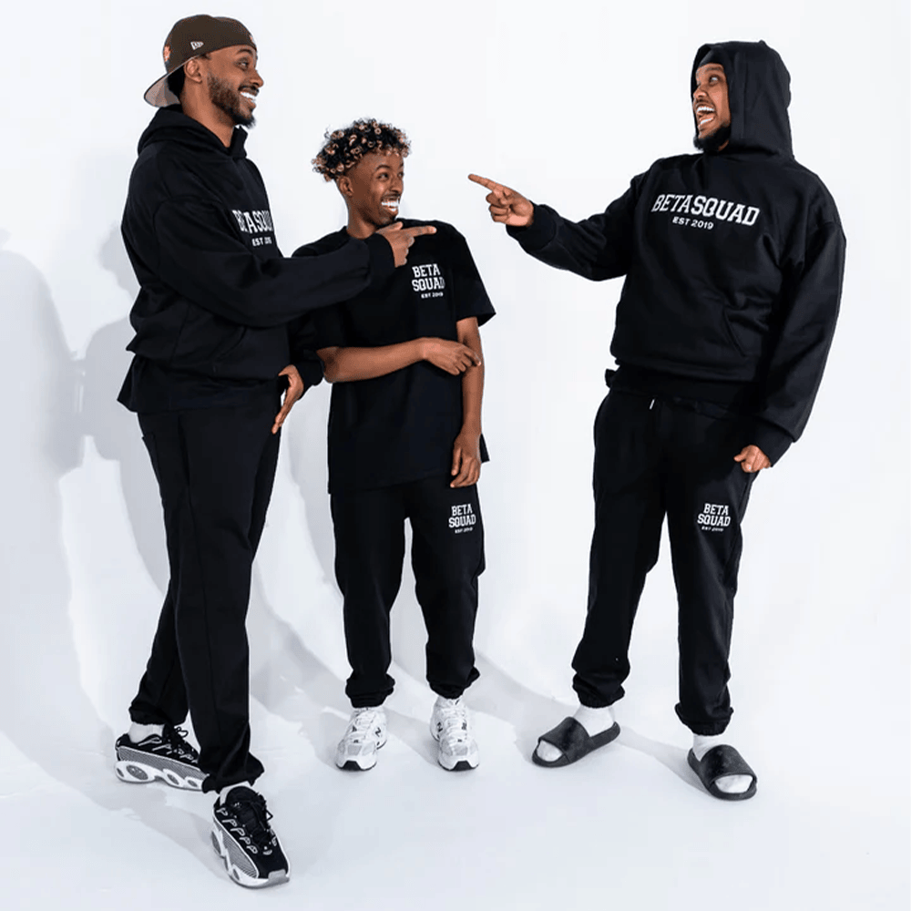 Beta Squad Merch Beta Squad Est 2019 Black Hoodie Father's Day Special Gifts For Dad