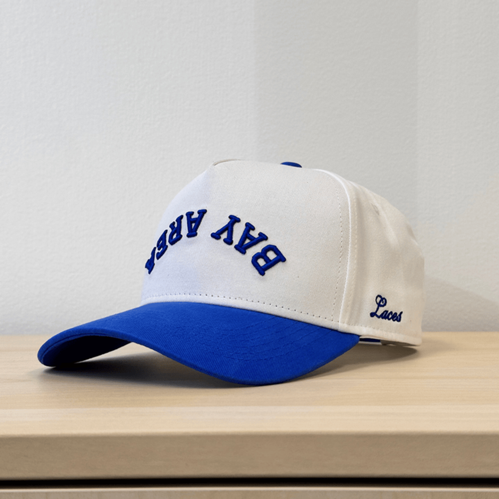 Steph Curry Bay Area Hat Upside Down Blue Embroidered Hat Basketball Fan Gift Ideas