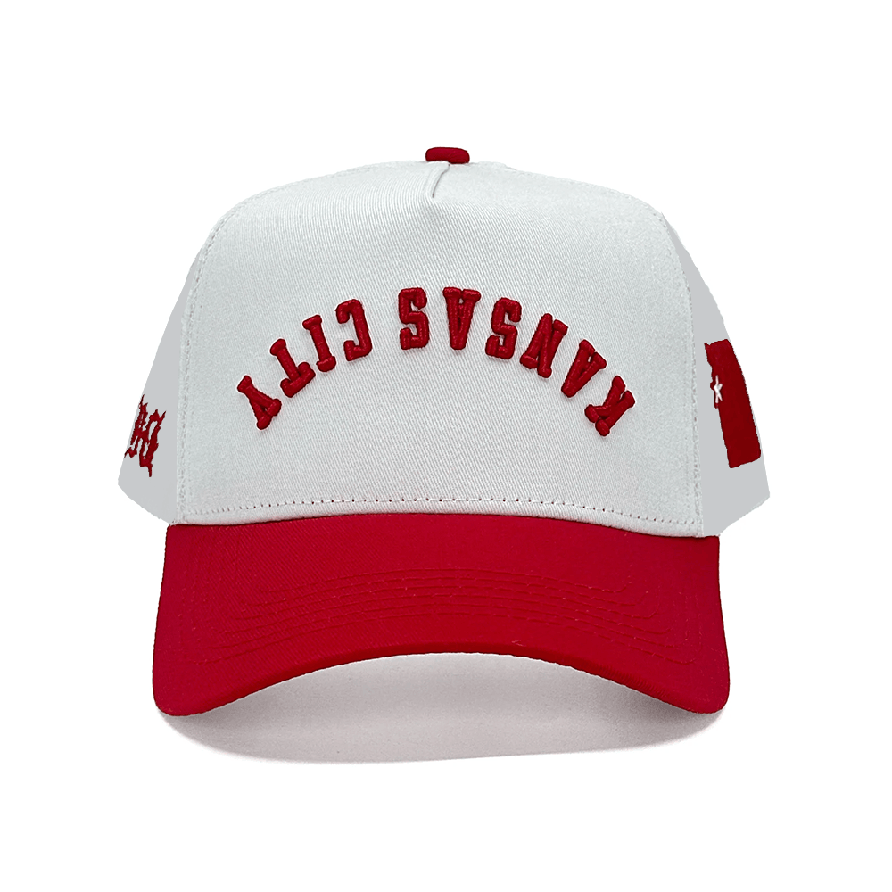 Kansas City Upside Down Hat Trend Kansas City Reversed Trucker Hat Father's Day Gifts