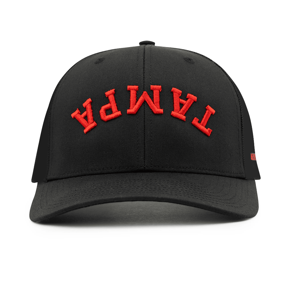 Tampa Upside Down Hat Trend Tampa Reversed Trucker Hat Tampa Merch Fathers Day Gifts For Husband