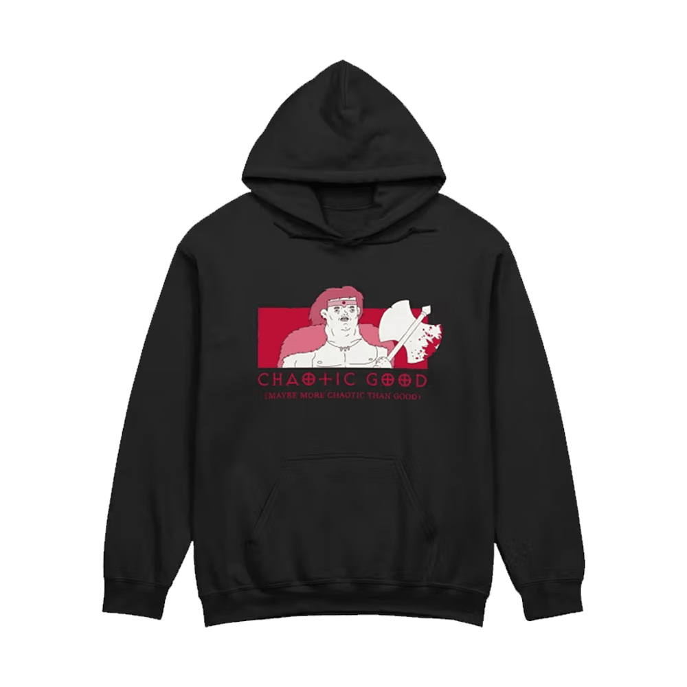 Dungeon Soup Merch Chaotic Good Barbarian Hoodie Good Father's Day Presents