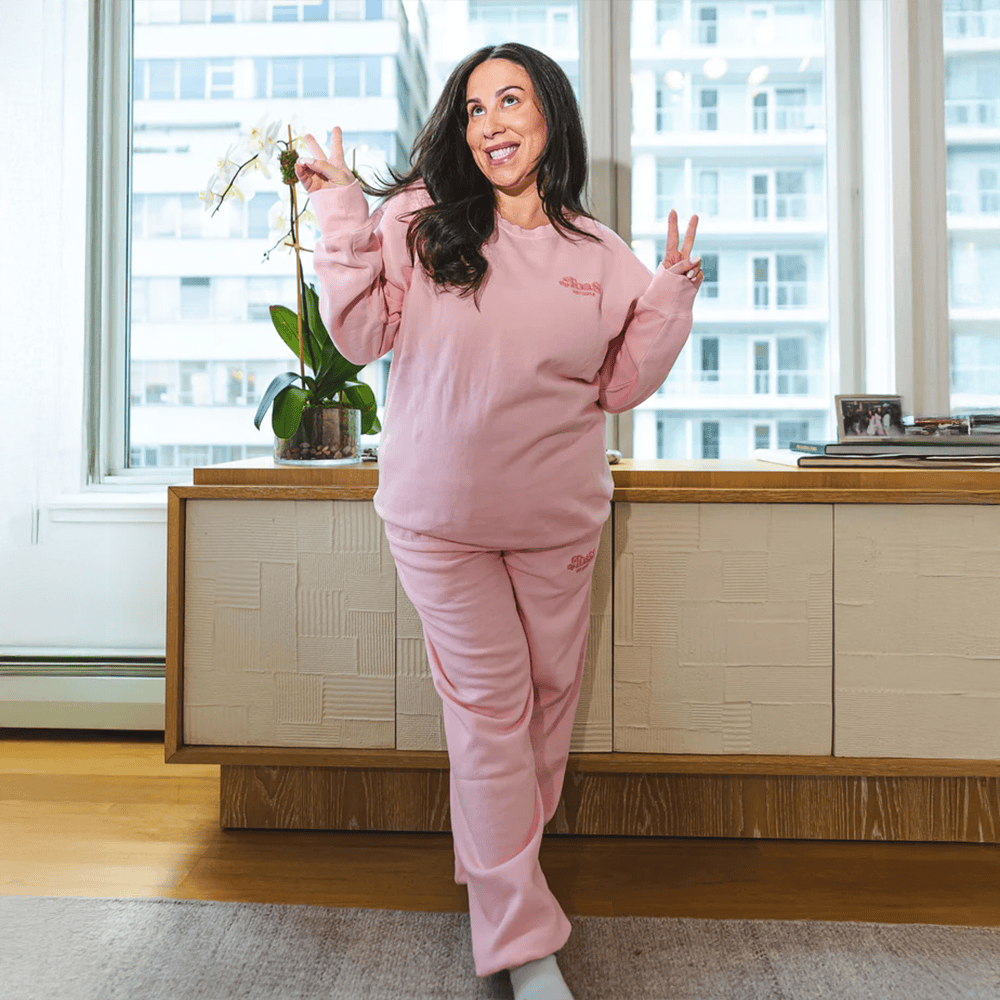 Shop Toast Merch Pink Toasty The Toast Est 2028 Sweatshirt And Sweatpant Sets Gifts For Mom