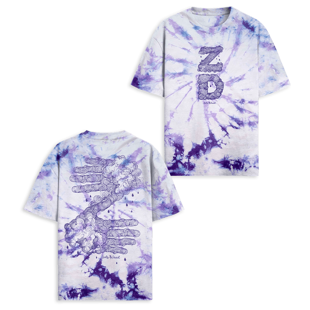 Zeds Dead Merch Cloudy Daze Tie Dye T-Shirt Zeds Dead Shirt Top 10 Father's Day Gifts