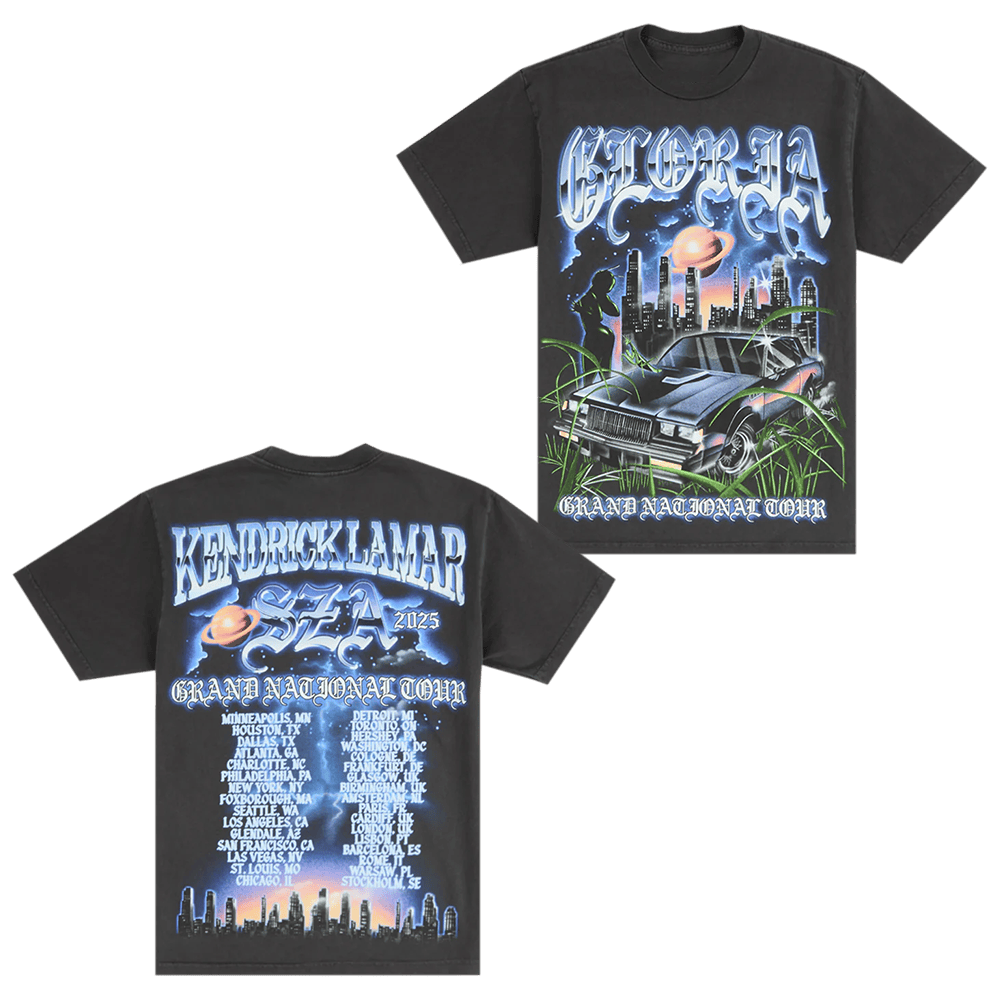 Grand National Tour Merch Kendrick Lamar GNT Gloria Bug Tour 2025 Shirt SZA Merch Fans Gifts