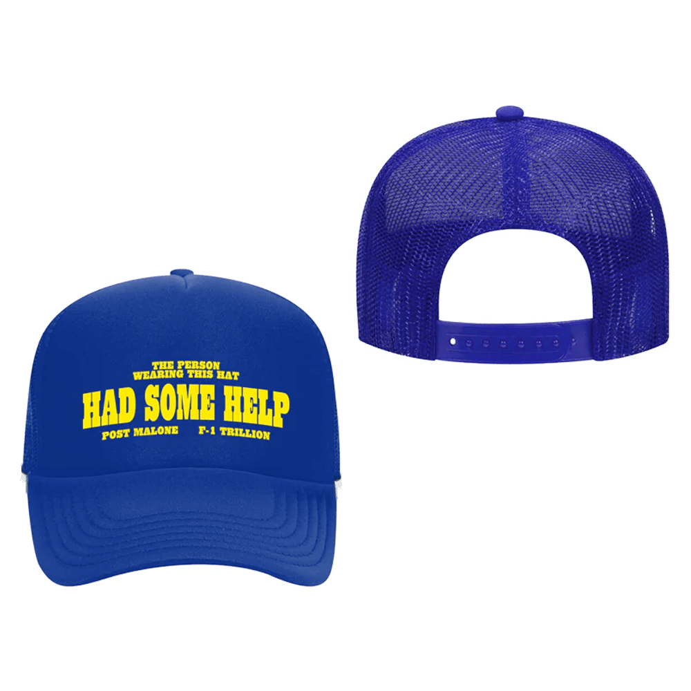 Post Malone Merch I Had Some Help Trucker Hat Unique Dad Gifts For Father's Day
