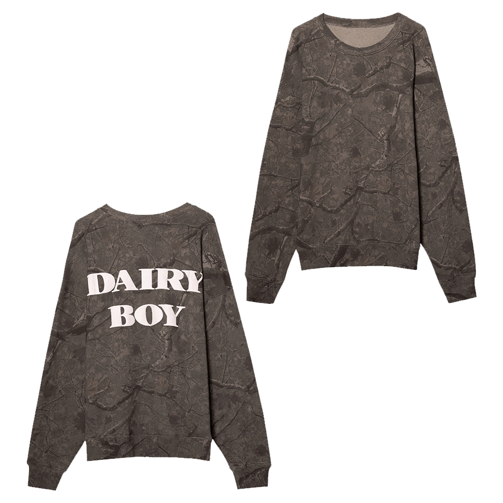 Dairy Boy Camo Sweatshirt Dairy Boy Merch Meaningful Father's Day Gifts