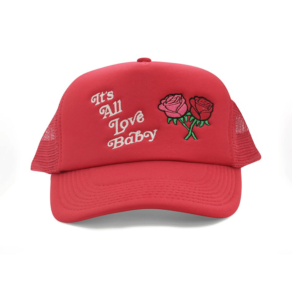 It's All Love Baby Trucker Hat Red Father's Day Gifts For Husband