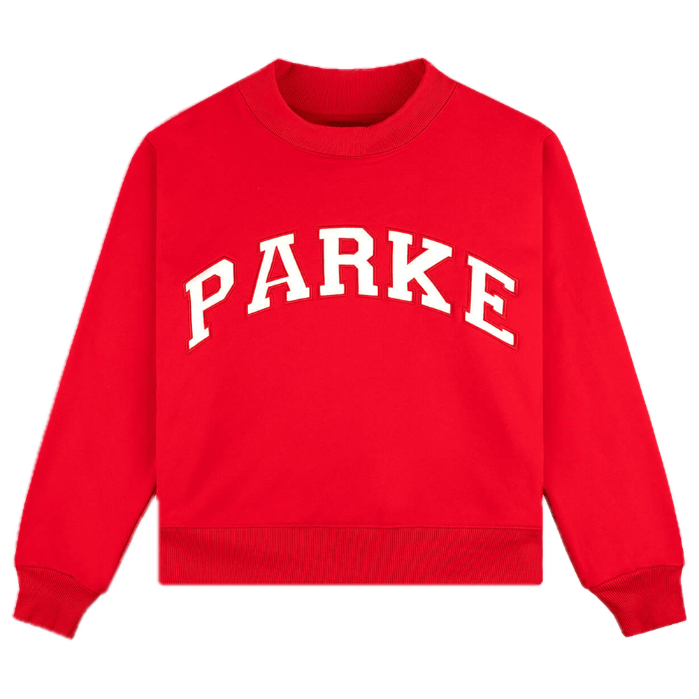 Red Parke Sweatshirt Parke Summer Drop Cool Gifts For Girlfriend