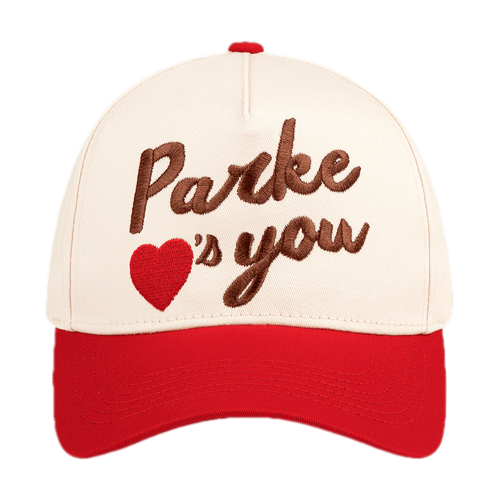 Red And Natural Parke Hat Parke Summer Drop Gift Ideas For Best Friend