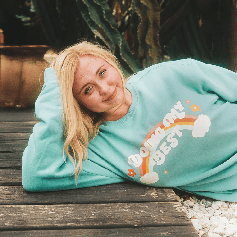 See The Way I See Merch Overthinker Sweatshirt Doing My Best Sweatshirt Gifts For Wife