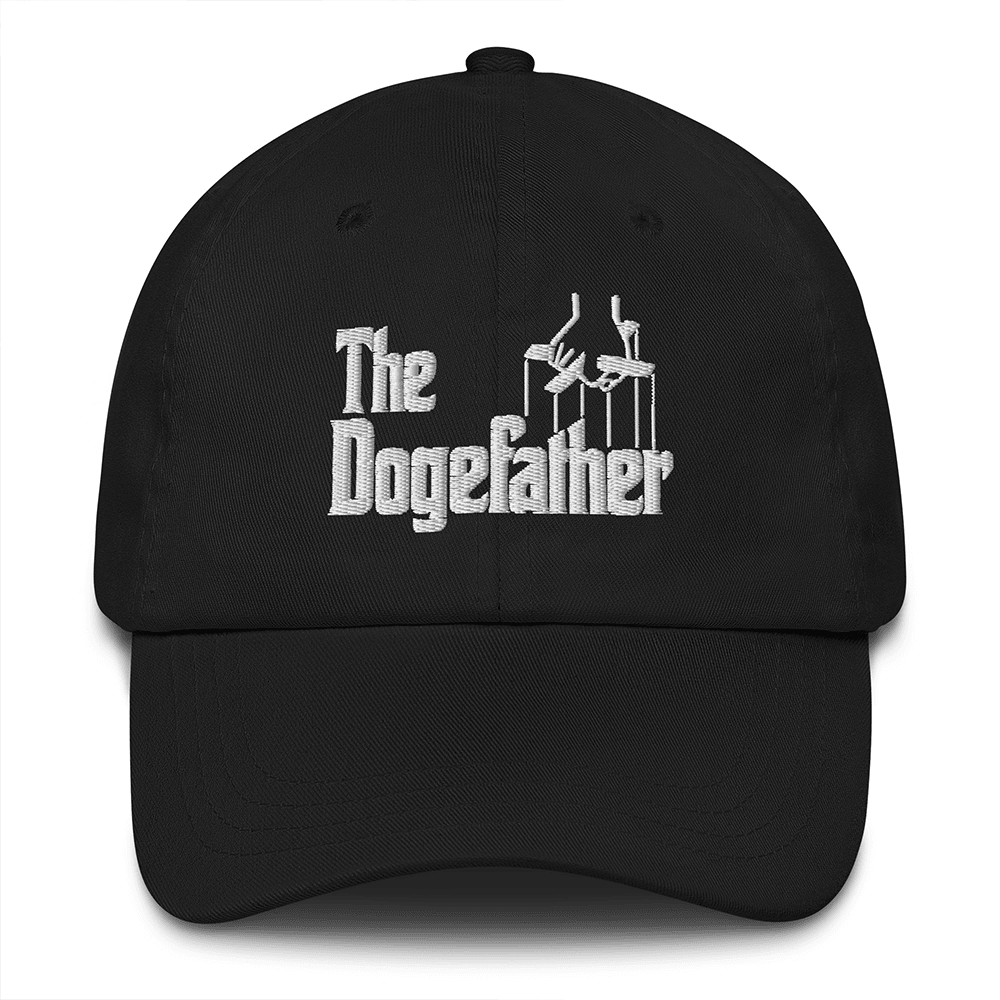 The Dogefather Hat DOGE Musk Embroidered Hat Father's Day Gifts For Husband