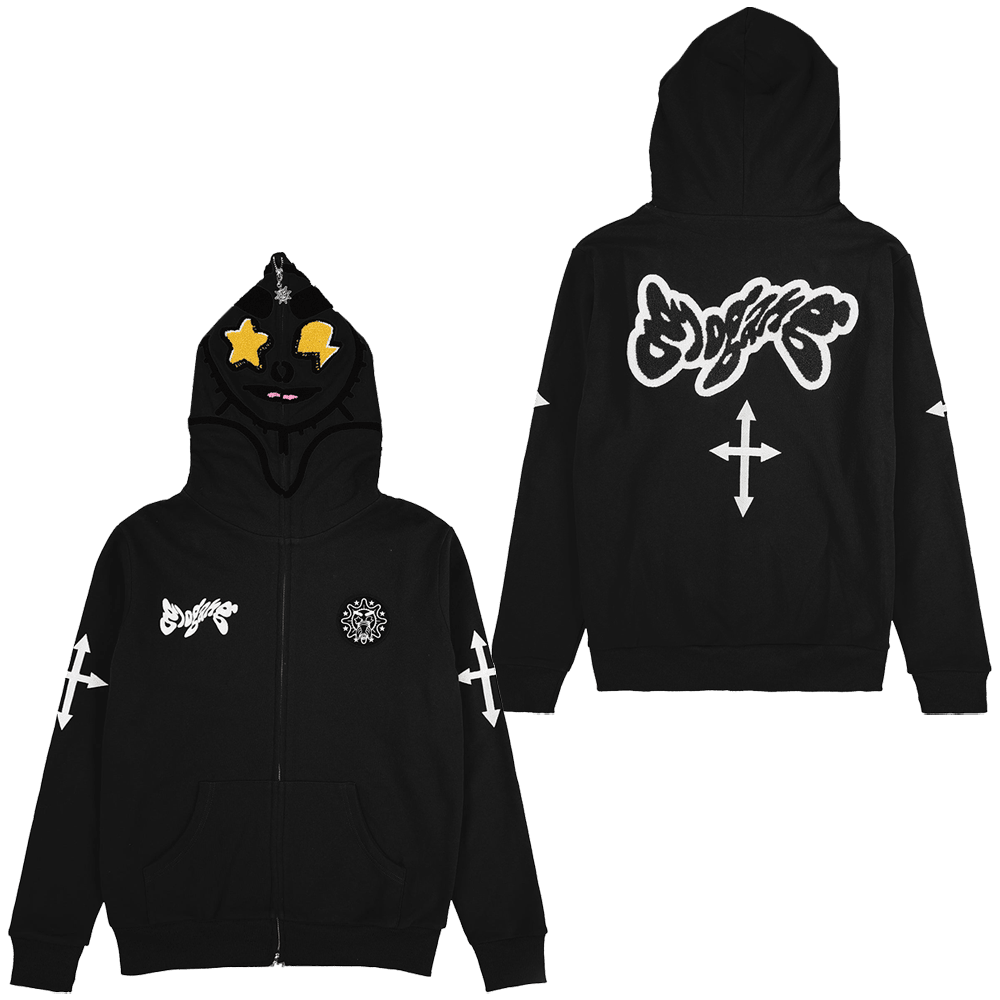 Glo Gang Hoodie Glo Man Full Zip Hoodie Simple Father's Day Gift Ideas