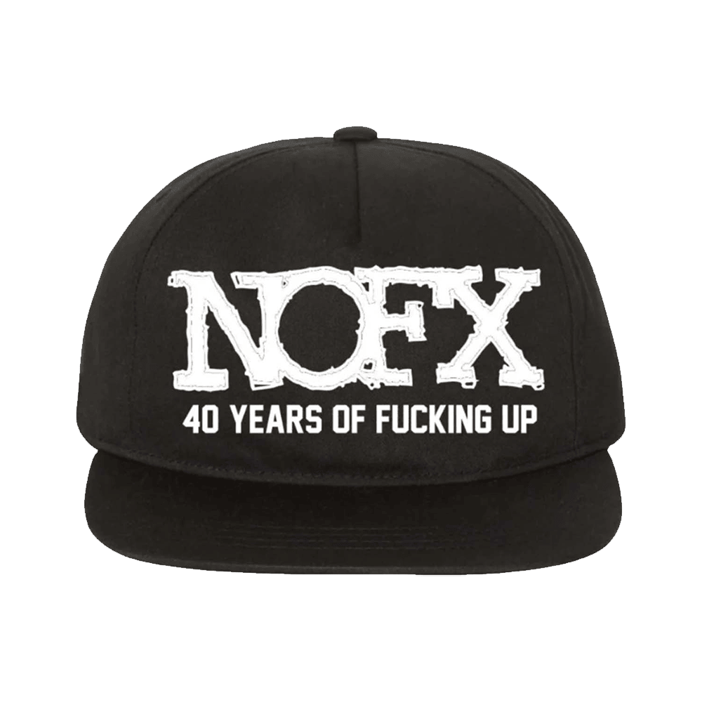 Nofx Merch 40 Years Of Fuckin Up Snapback Hat Great Gifts For Dad