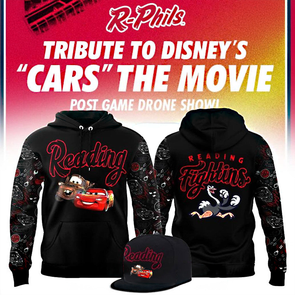 Reading Fightin Phils x Cars Movie Special Hoodie Best Gift For Him