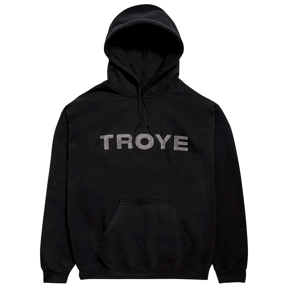 Sweat Tour Troye Sivan Merch Troye Rhinestone Hoodie II First Fathers Day Gift Ideas