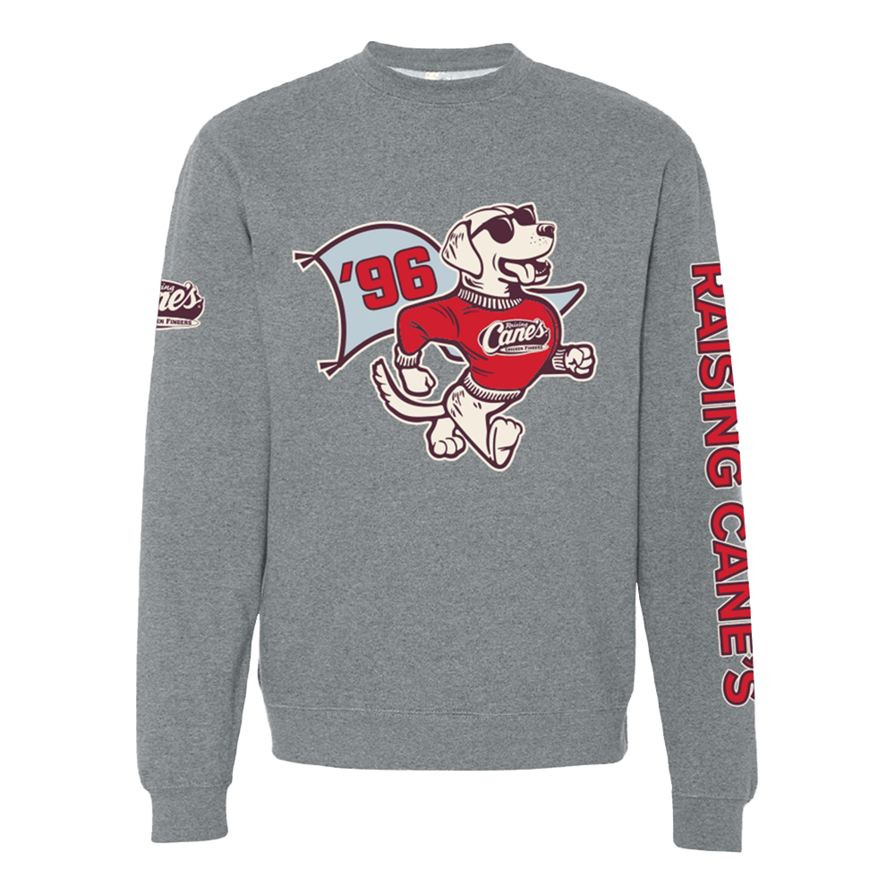 Canes Merch Varsity Cane Crewneck Sweatshirt Unique Gifts For Dad