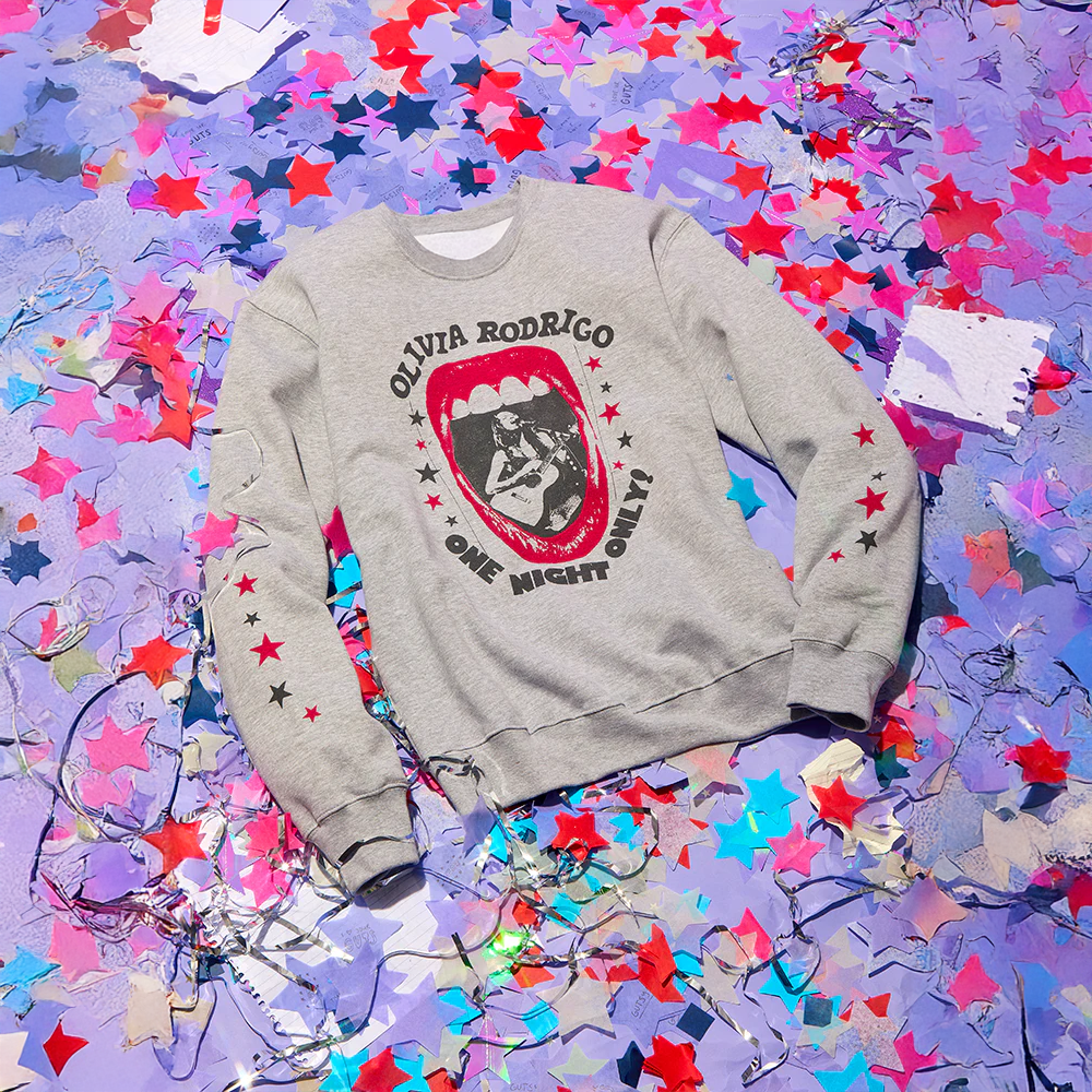Olivia Rodrigo Merch Olivia Rodrigo One Night Only Sweatshirt Top Father's Day Gifts