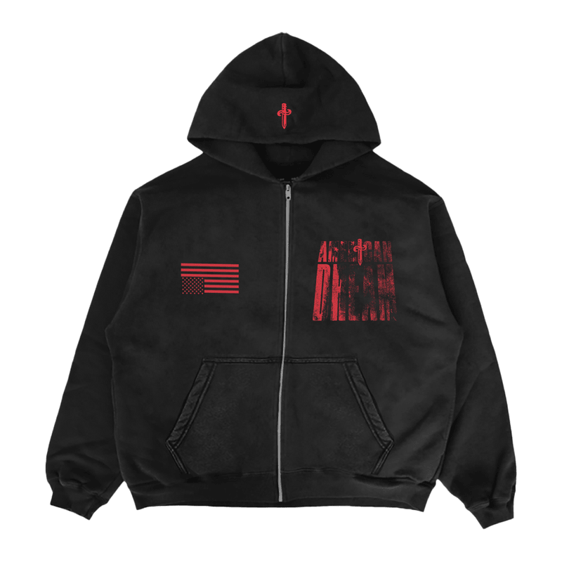 21 Savage Merch Flag Zip Up Hoodie 21 Savage Hoodie First Fathers Day Gift