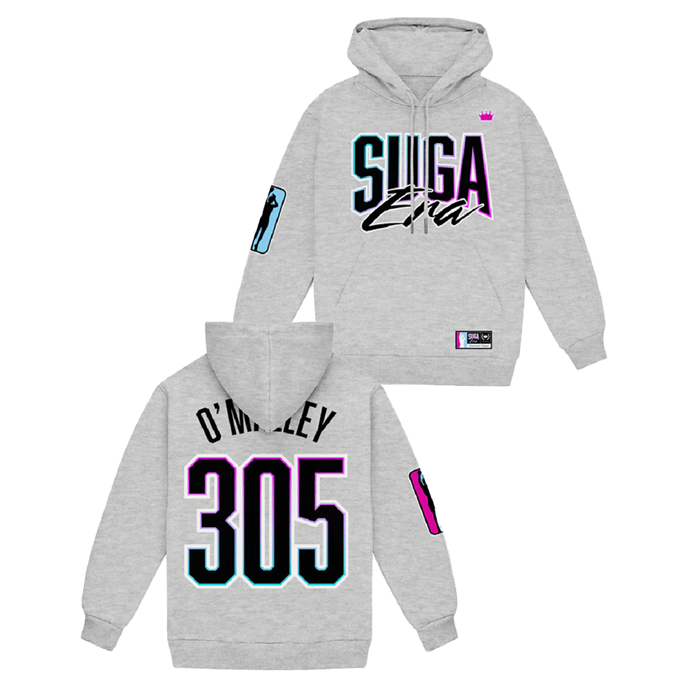Suga Shop Merch 305 Heather Grey Hoodie Birthday Presents For Dad