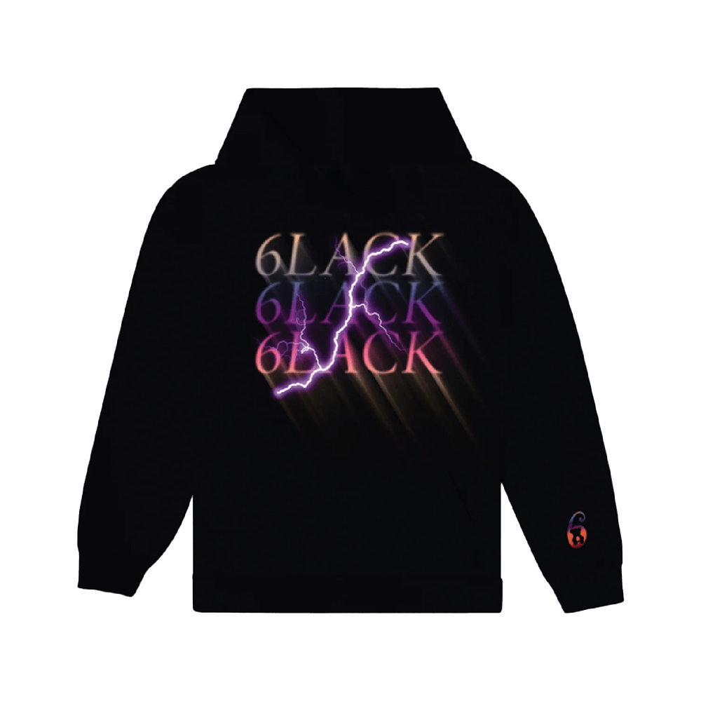 6lack Market Merch 6lack Lightning Hoodie Great Gifts For Dad
