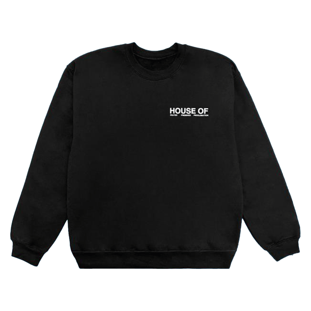 2819 Merch House Of Prayer Black Sweatshirt Father's Day Presents For Dad Ideas 2025
