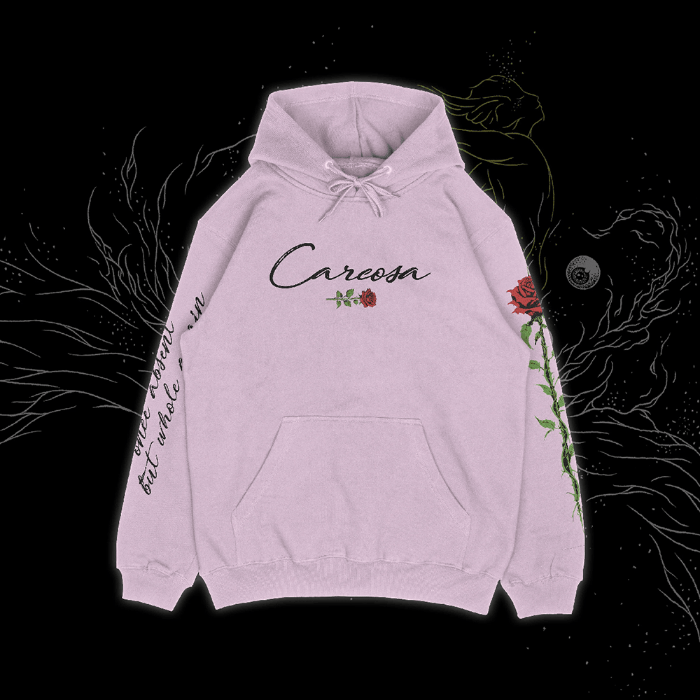 Absent Rose Pink Hoodie Carcosabc Merch Gifts For Girlfriend