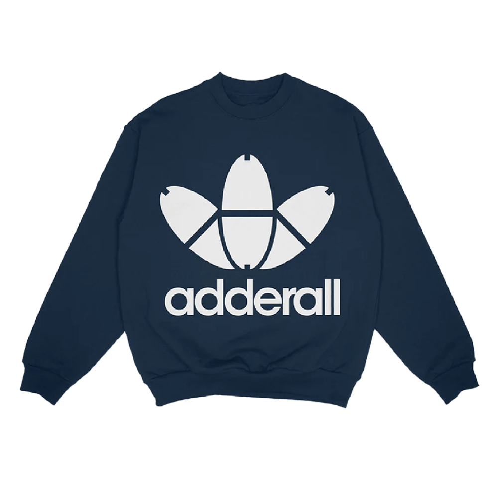 Adderall Navy Sweatshirt Terror Reid Merch Special Birthday Gifts For Dad