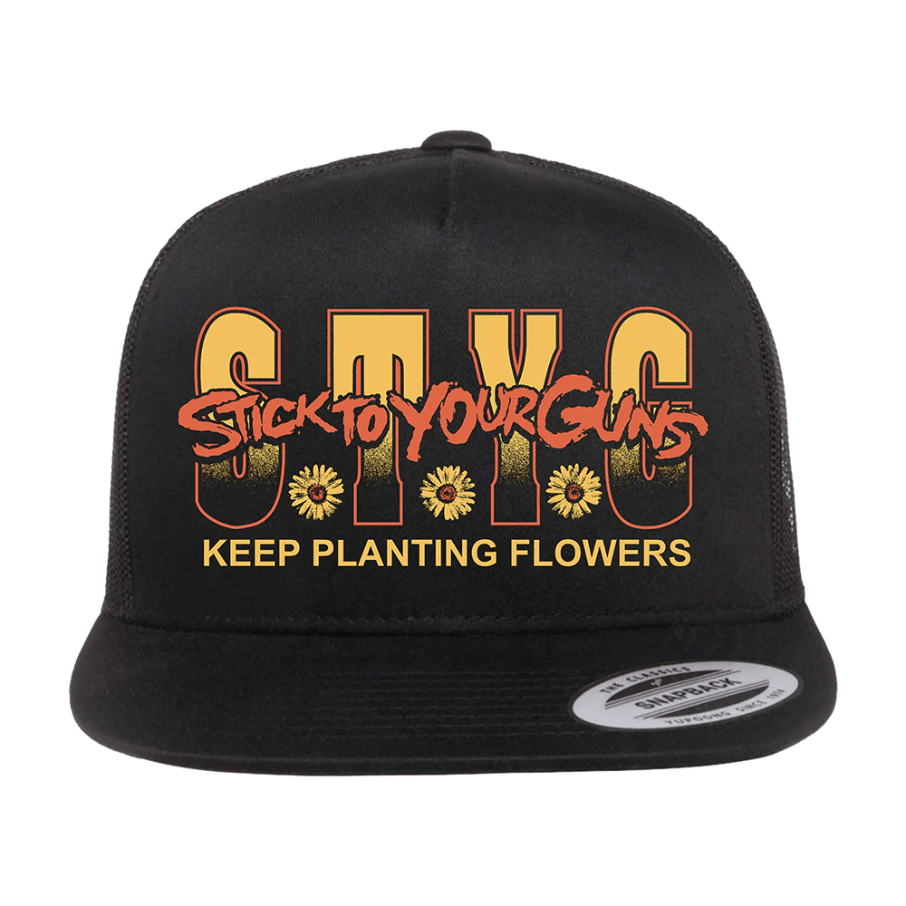 Keep Planting Flowers Snapback Hat STYG Merch Gift for Dudes Motivational Hat