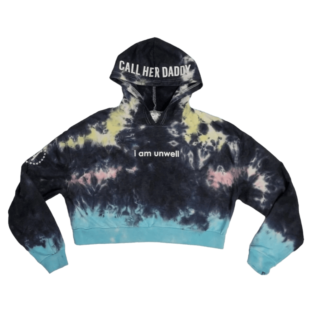 I Am Unwell Tie Dye Hoodie Call Her Daddy Merch Gift for Wife Cool Color Hoodie