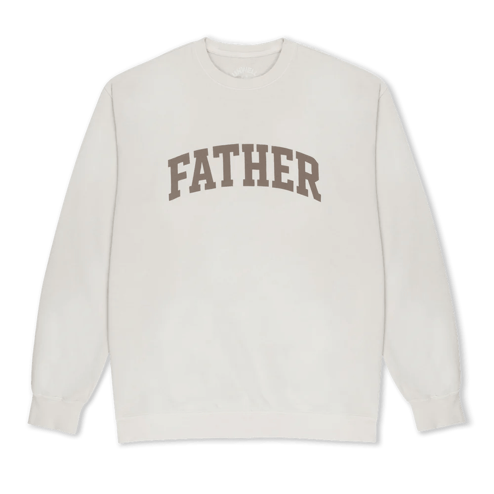 White Father Sweatshirt Call Her Daddy Merch Gift for Daughter Clean Classic Style